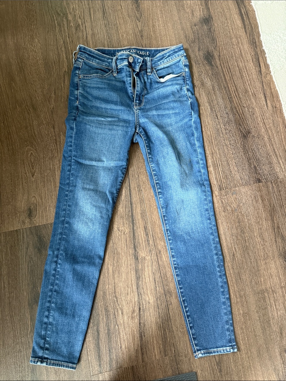 American Eagle Outfitters Women's Medium Blue Skinny Jeans